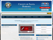 Tablet Screenshot of countyofsb.org